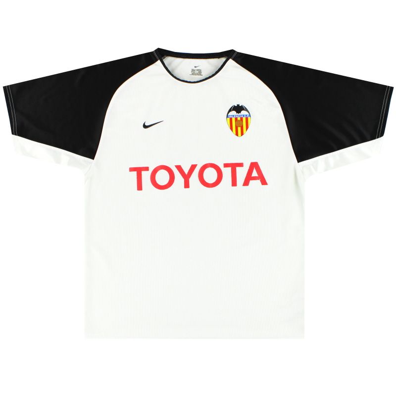 Camiseta Valencia CF 2003-2004 Local Final UEFA – Camisetas Futbol y  Baloncesto