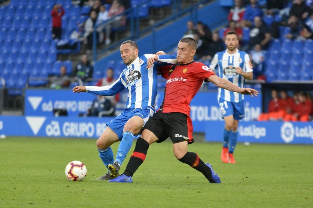 El Dépor le gana al Mallorca 1-0 en el descuento