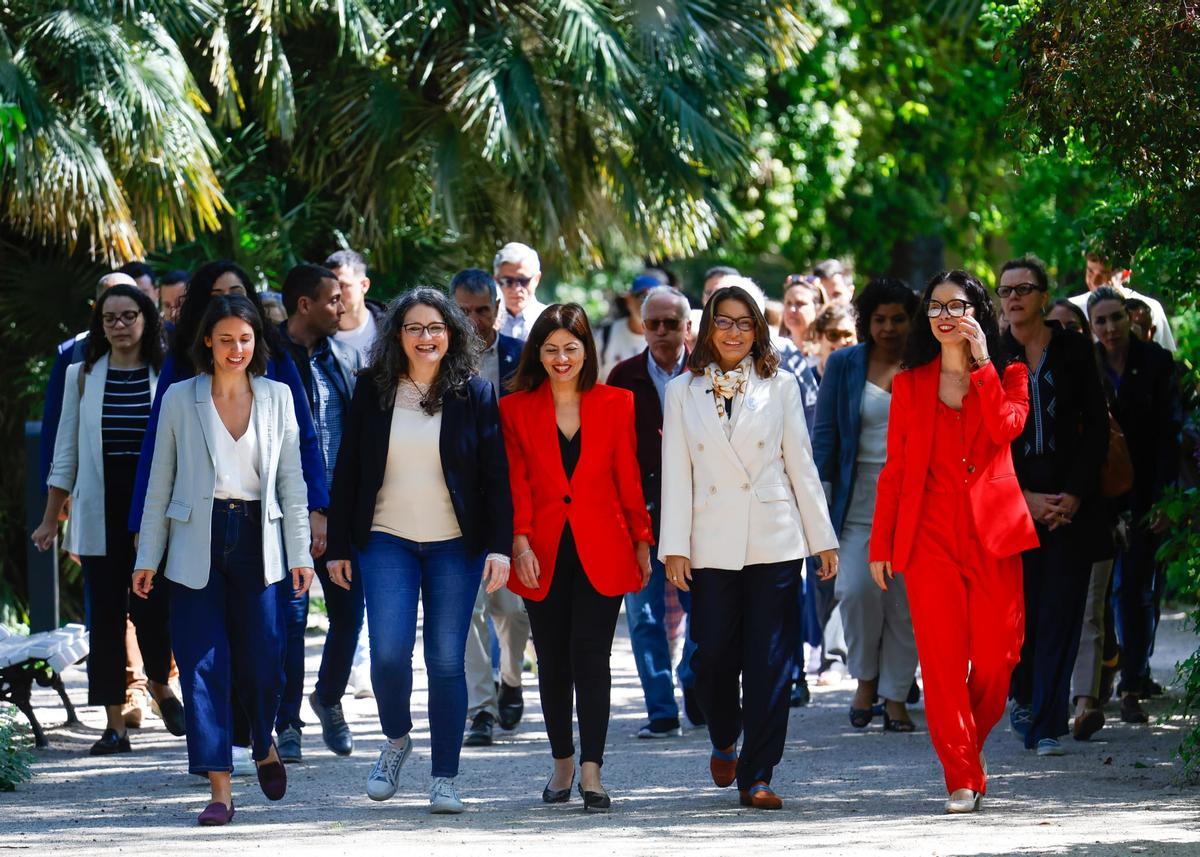 Todas las fotos del acto con Mónica Oltra en el Jardín Botánico de València Todas las fotos del acto con Mónica Oltra en el Jardín Botánico de València