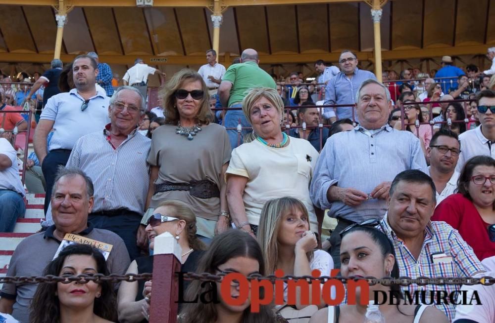 Ambiente en la corrida de rejones de la Feria de M