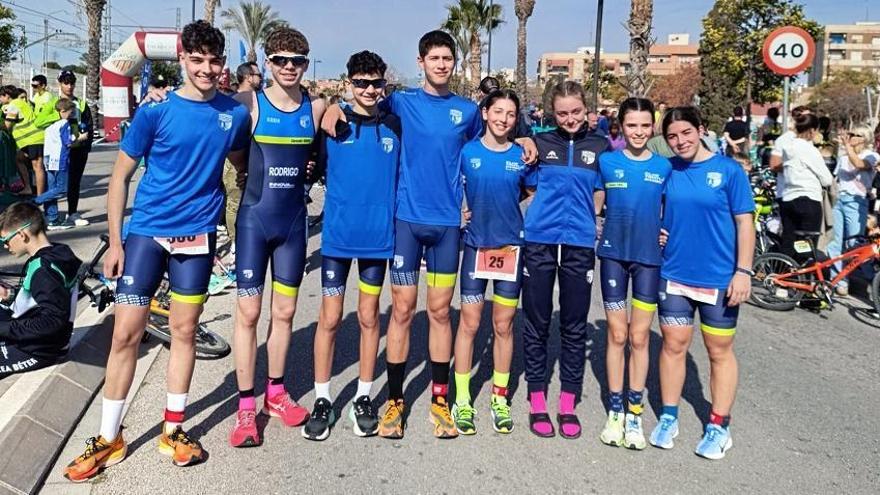 Los y las jóvenes del CT Gandia compiten en el Nacional de duatlón