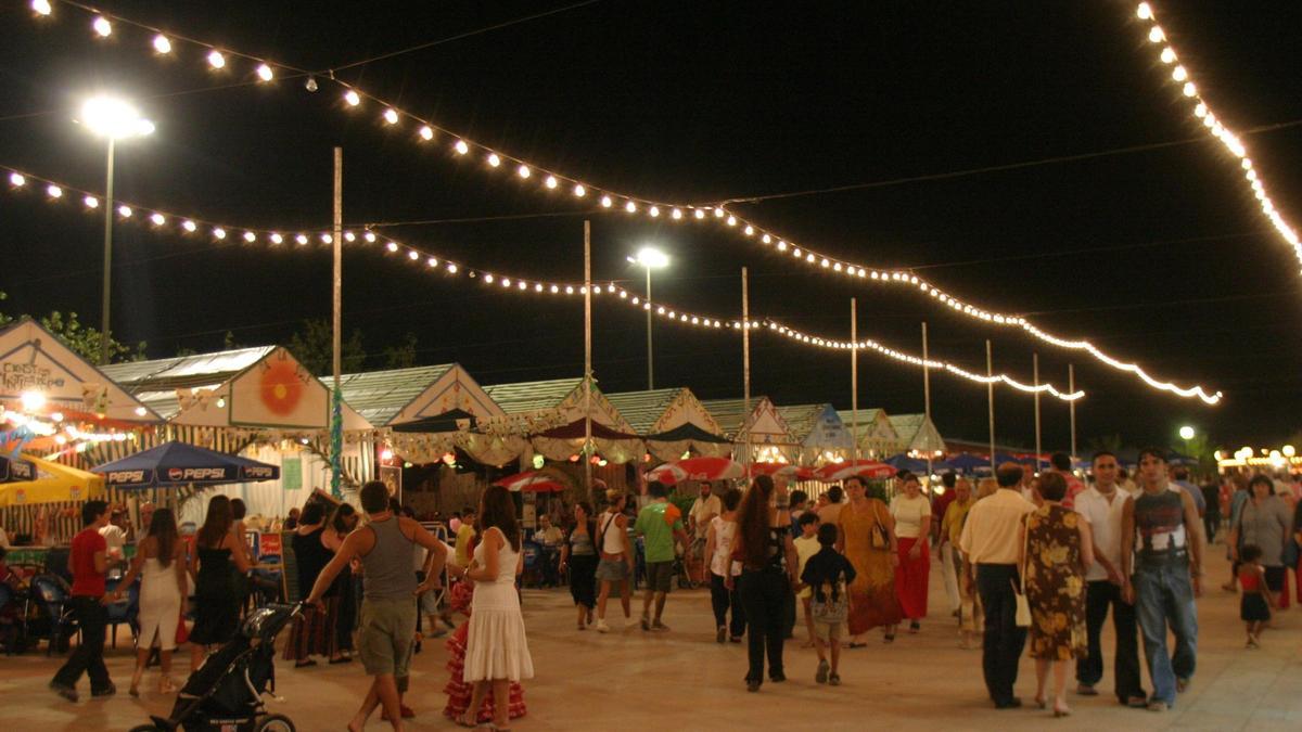 Imagen de archivo de una de las ediciones de la Feria Andaluza de Ibiza celebrada en el Recinto Ferial.