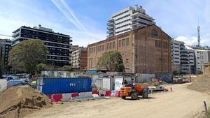 Bloque 19, que se rehabilitará para el futuro Institut Escola Can Maiol