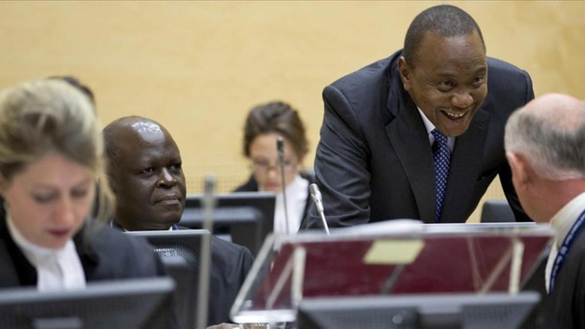 Kenyatta, en el TPI.