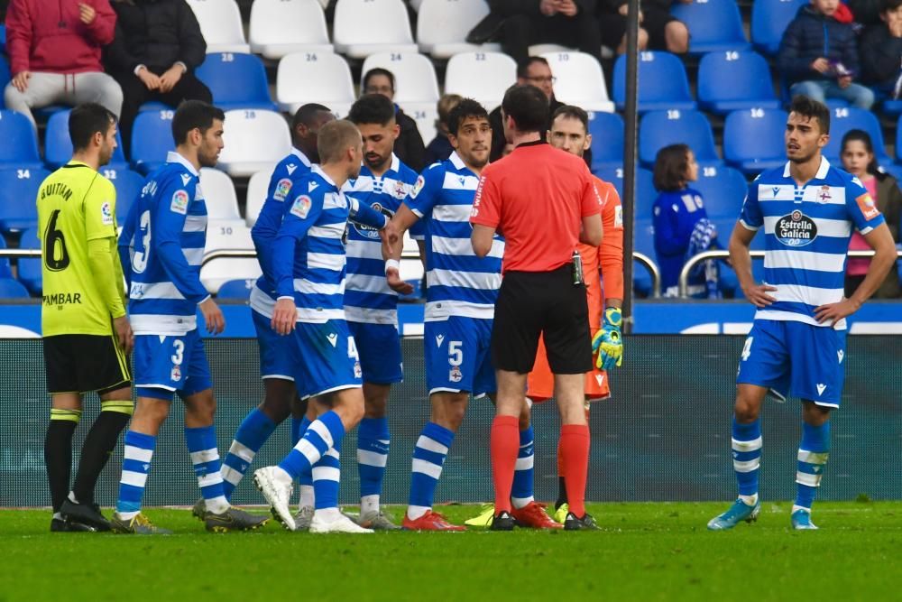 El Dépor cae 1-3 ante el Zaragoza