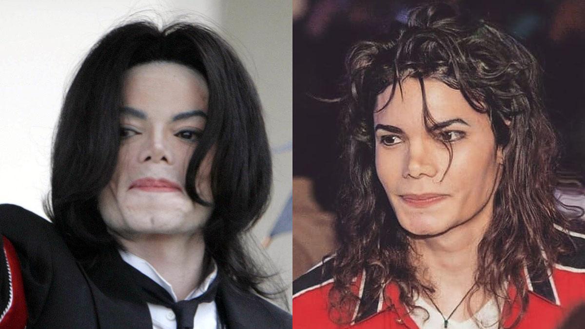 Michael Jackson y su imitador, el británico Fabio Jackson.