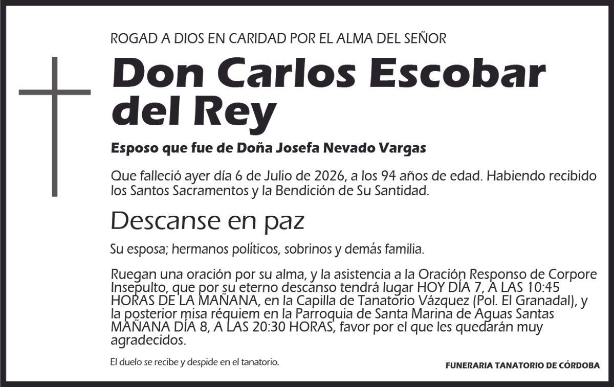 Carlos Escobar del Rey