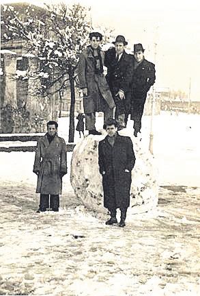 Imágenes del temporal de nieve que azoto Gijón en 1944