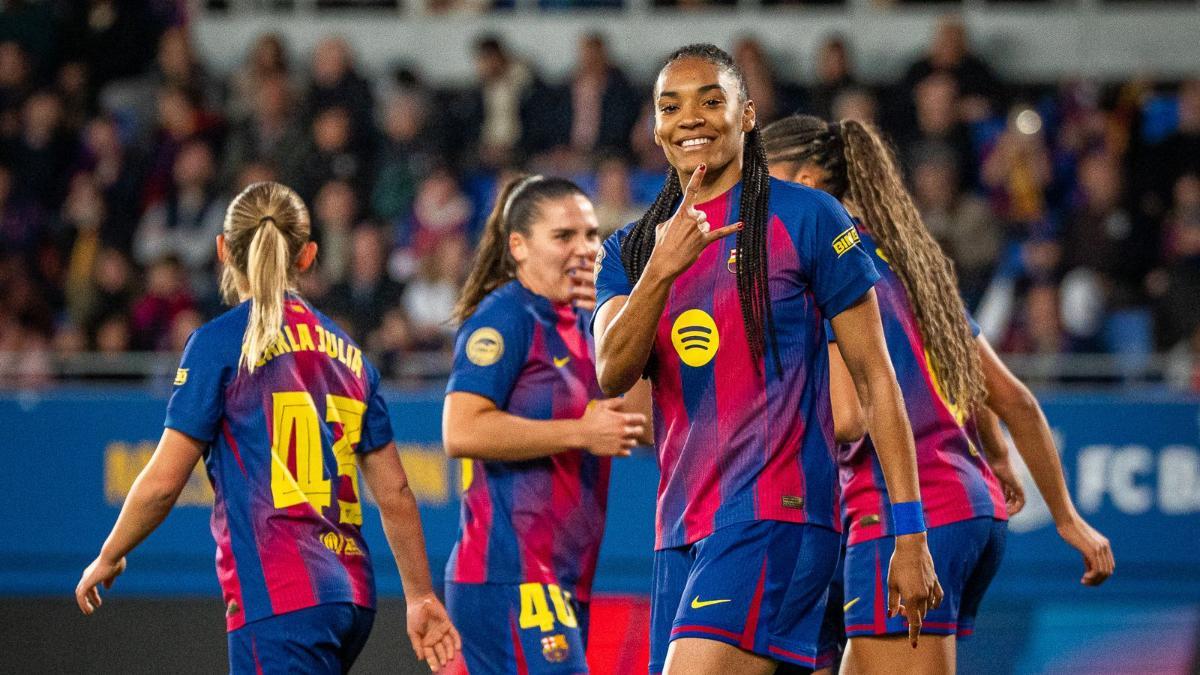 Salma Paralluelo fue MVP ante el Athletic