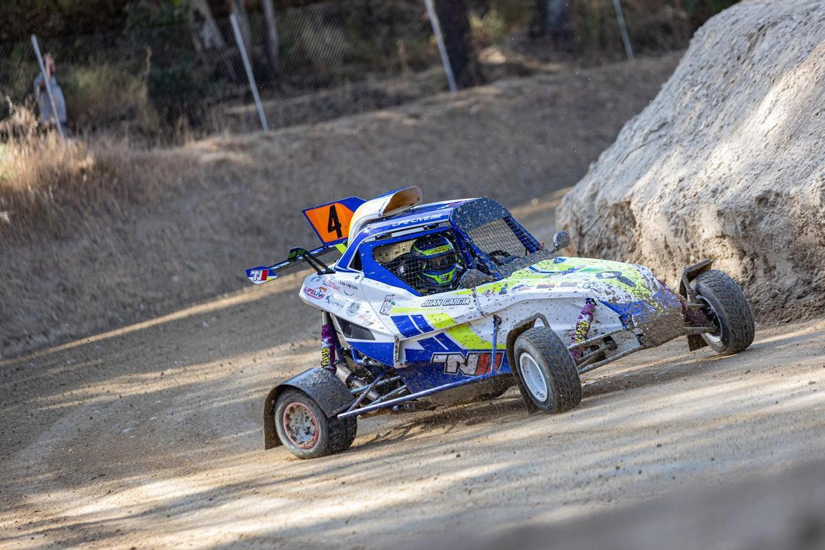 Juan García Pandiella, durante una carrera
