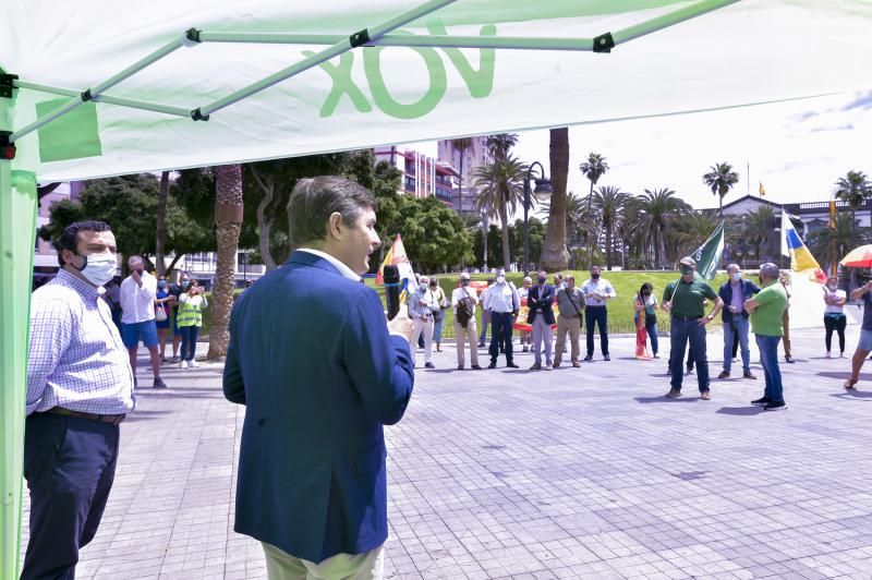 Manifestación de Vox contra la migración en Las Palmas de Gran Canaria