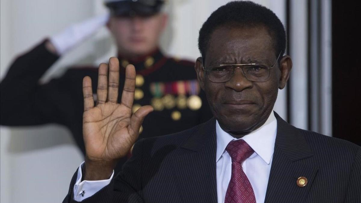 El presidente de Guinea Ecuatorial, Teodoro Obiang.