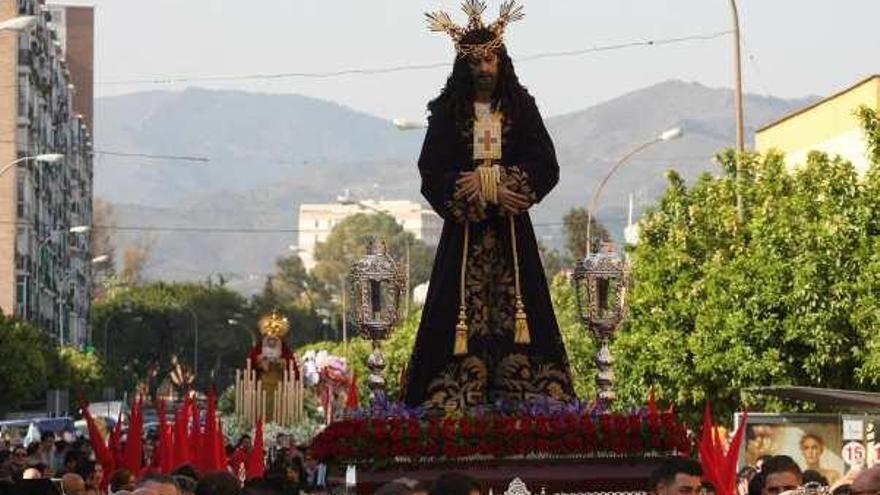 El Cristo de Medinaceli, en la procesión de 2014.