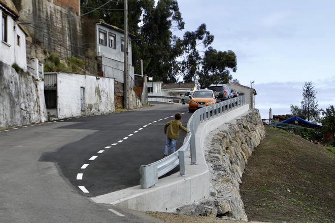Las mejoras en caminos del barrio gijonés de El Muselín, en imágenes.