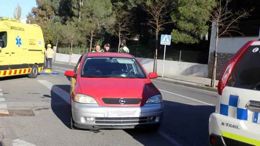 El punt on es va produir l&#039;atropellament.