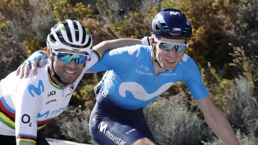 Luis León y Valverde brillan en la tercera etapa de la Vuelta a Valencia