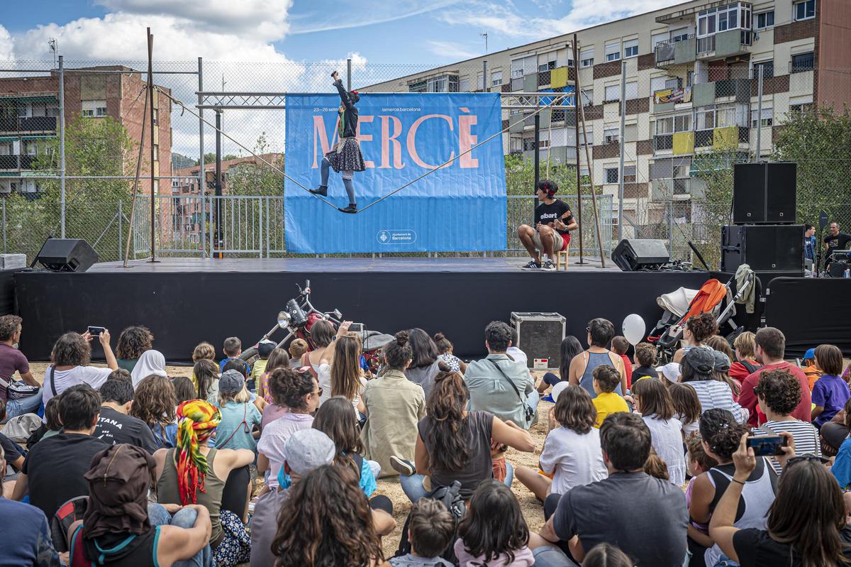 La Mercè s'estrena a Ciutat Meridiana