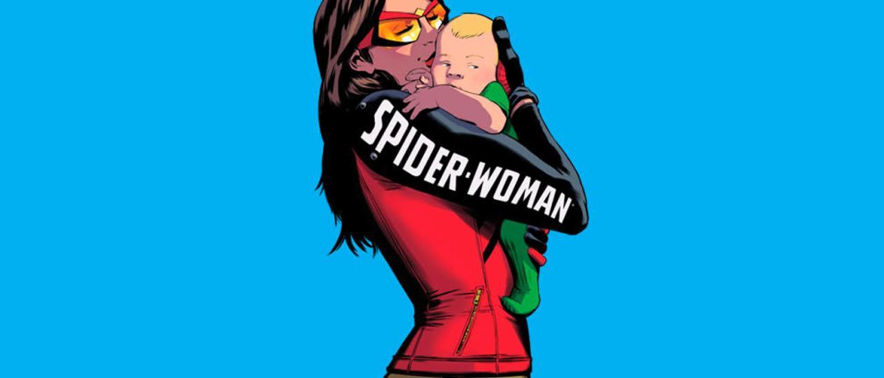 Spiderwoman, la heroína que debe compatibilizar trabajo y familia