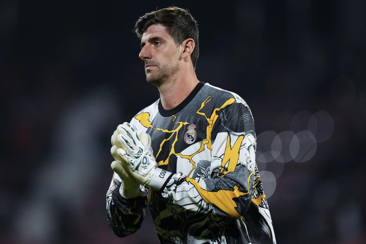 Thibaut Courtois, en el Girona - Real Madrid