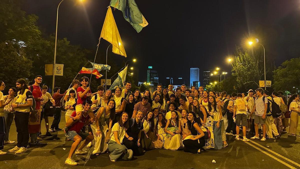 Jóvenes de Pontevedra viajan a Madrid para estar cerca del papa León XIV