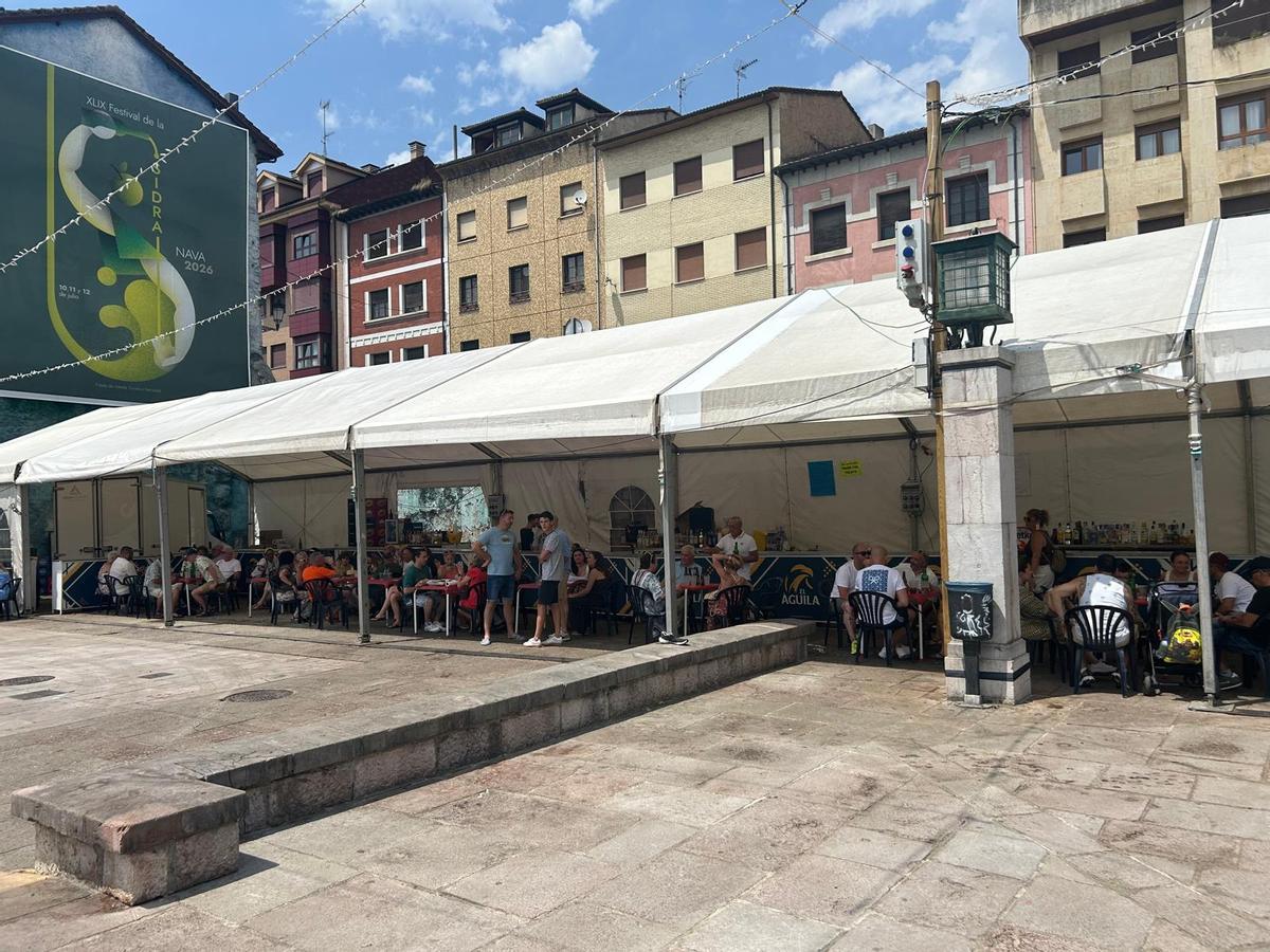 EN IMÁGENES: Comida en la calle en el Festival de la Sidra de Nava