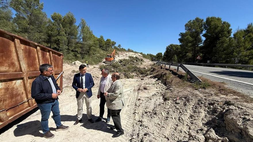 Arrancan las obras para eliminar un tramo que concentra accidentes en la vía entre Moratalla y Caravaca
