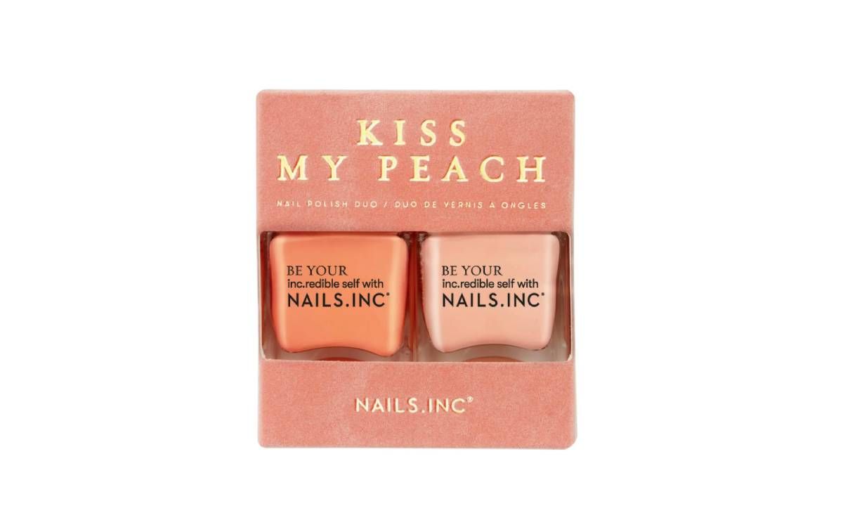 Duo de esmaltes de uñas nails inc. Kiss my Peach