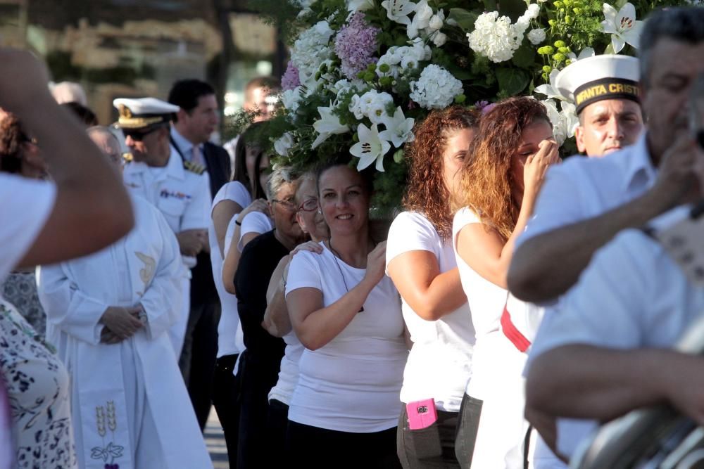 Procesión marítima de la Virgen del Carmen en Cartagena