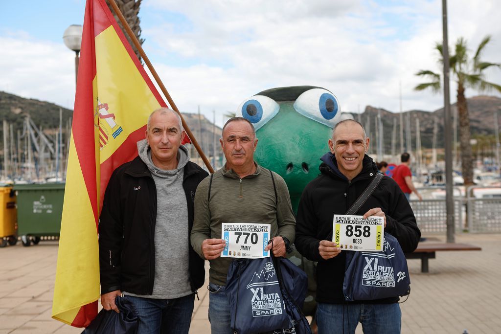 Recogida de dorsales para la Ruta de las Fortalezas