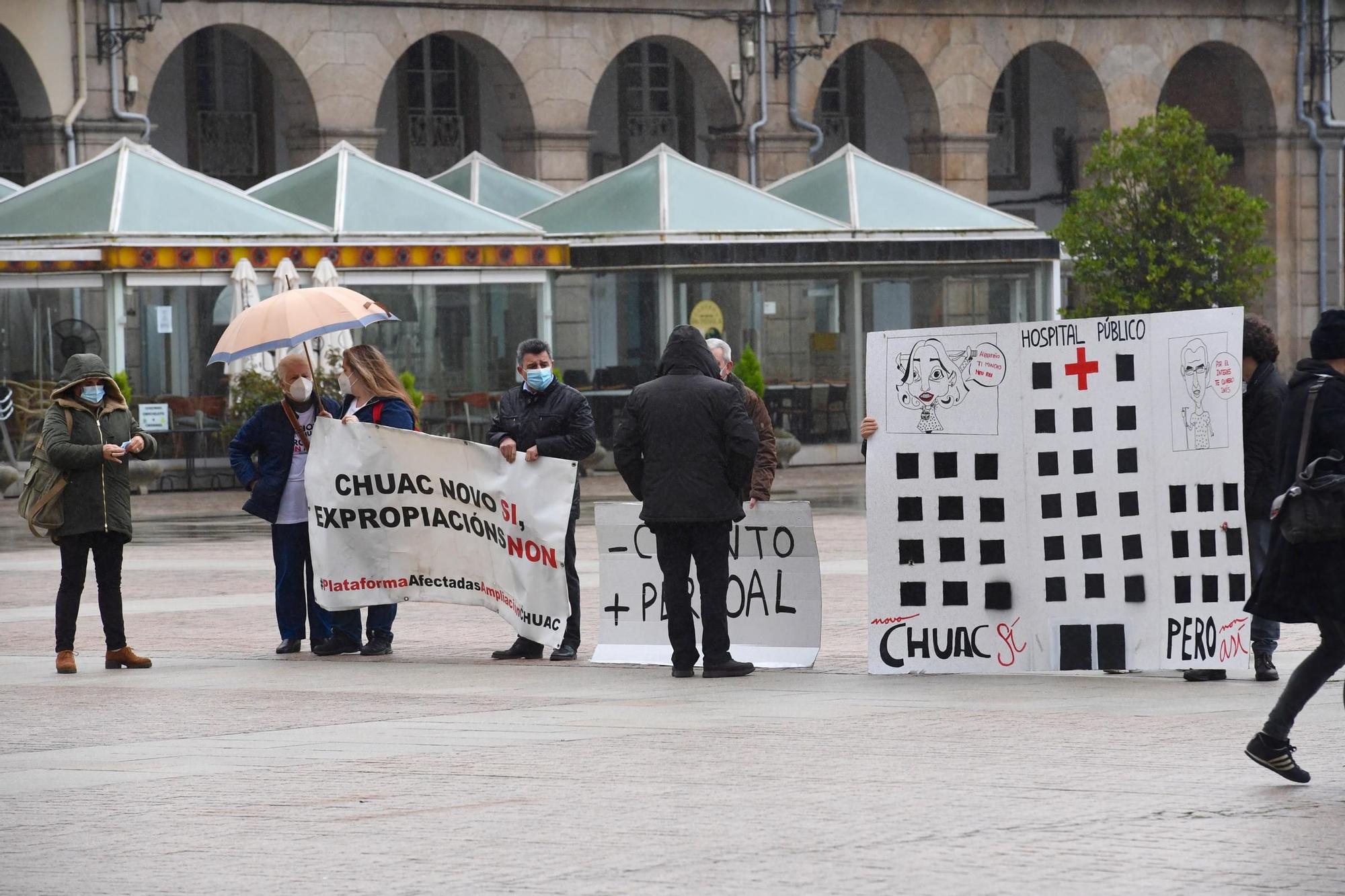 Movilización de los vecinos afectados por las expropiaciones del nuevo hospital