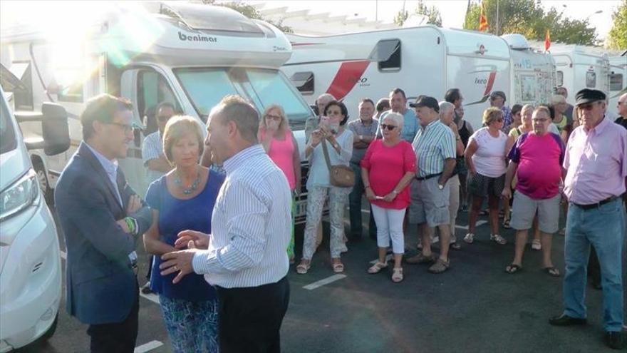 Abren otra zona para autocaravanas junto a las pistas del canal del Zújar