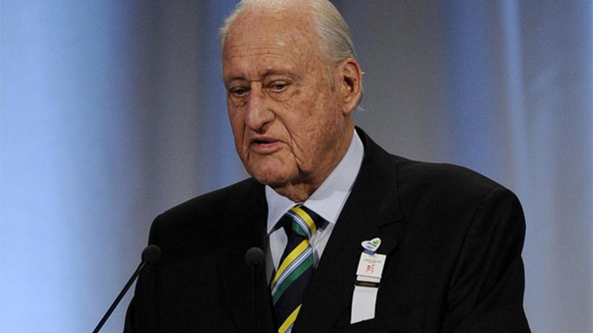 Joao Havelange, expresidente de la FIFA