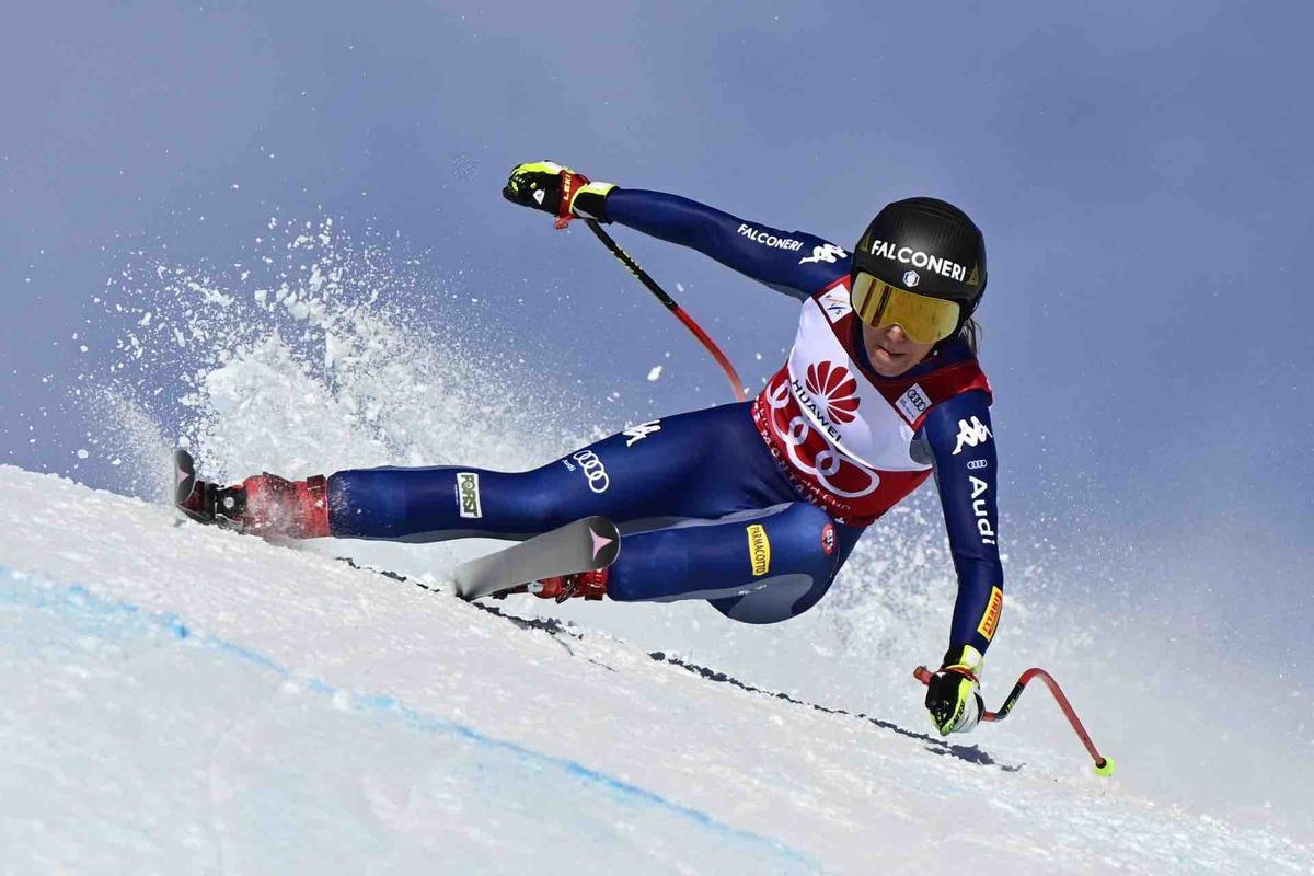 La esquiadora italiana Sofia Goggia