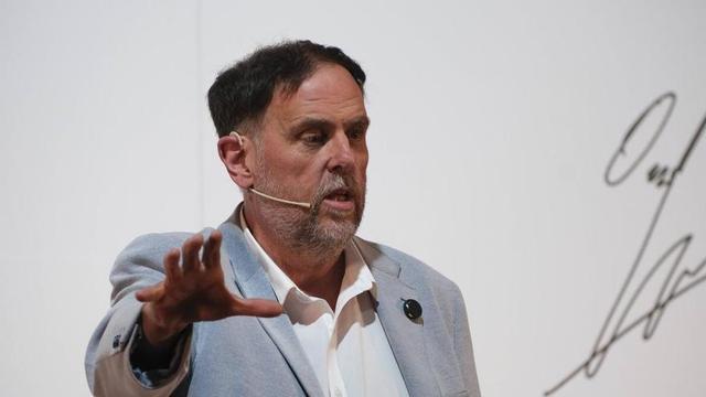 Oriol Junqueras en una intervenció recent en un acte a Manresa.
