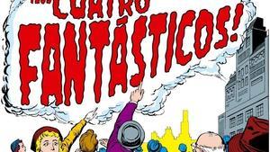 Una de las viñetas de ’Los cuatro fantásticos’.