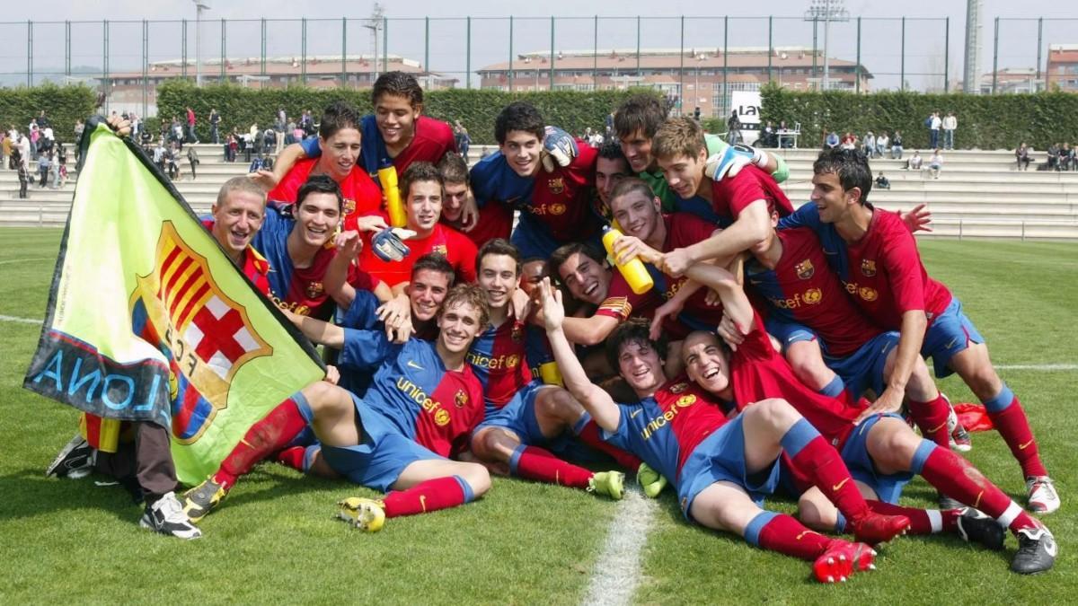 El Juvenil A celebra la temporada 2008/09