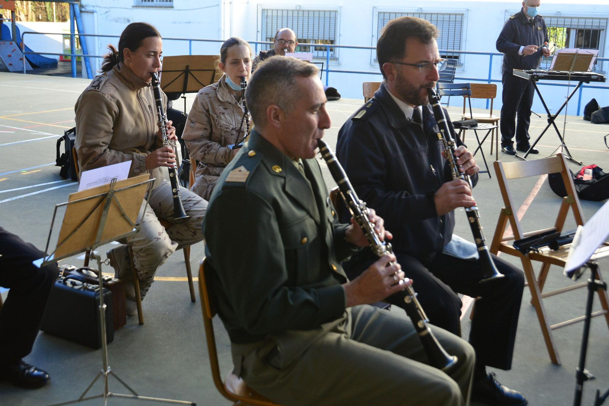 Concierto de la Banda de Música de la Escuela Naval de Marín en Bueu