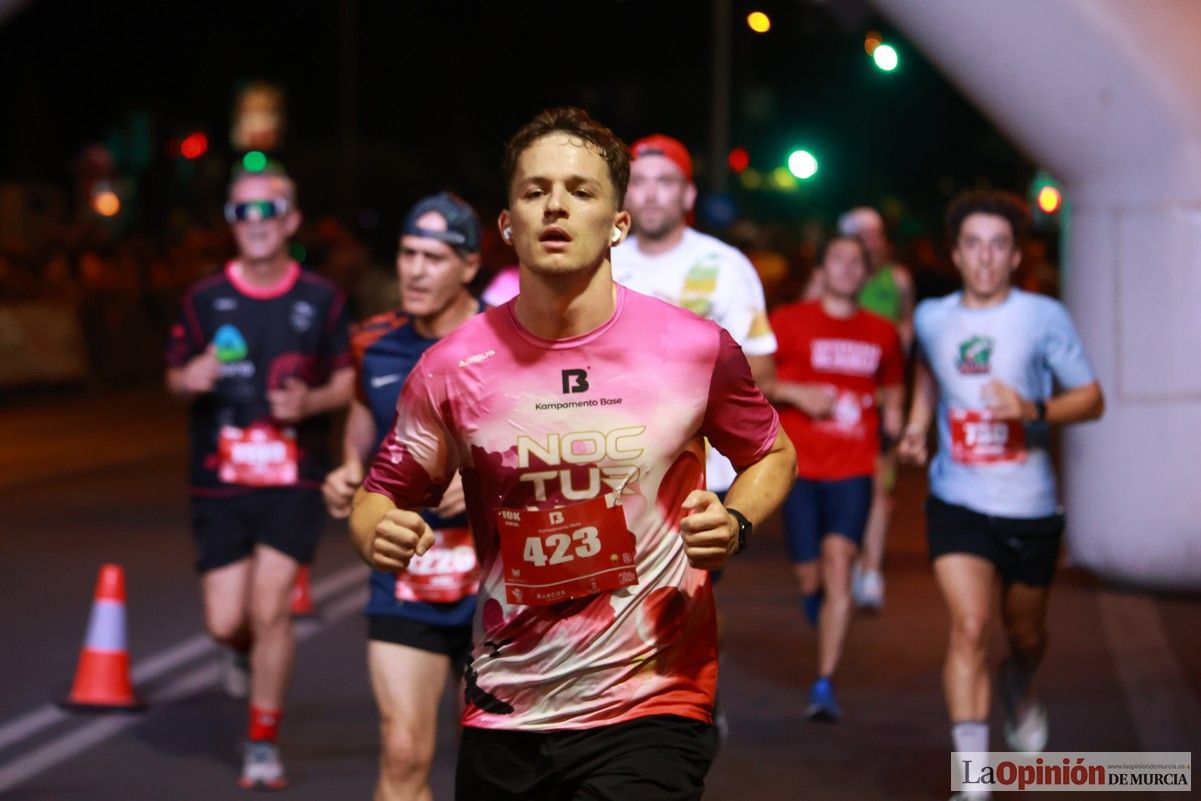 Las mejores imágenes de la carrera nocturna de Murcia