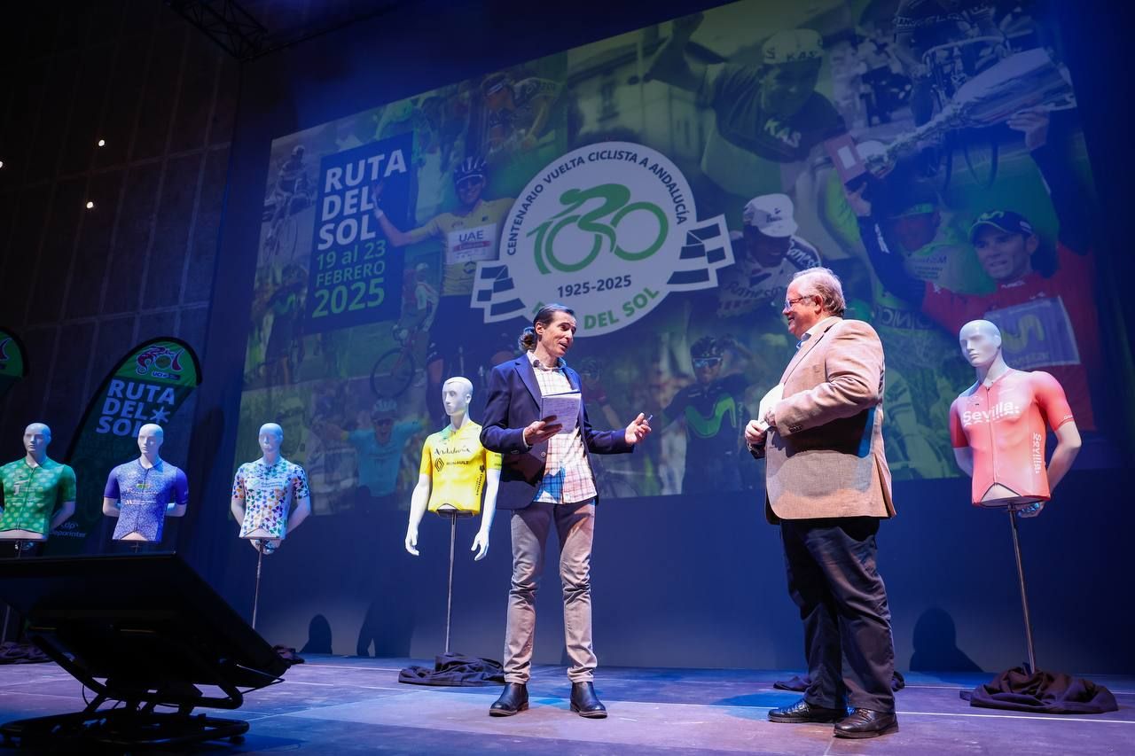 La presentación del centenario de la Ruta del Sol Vuelta Ciclista a Andalucía, en imágenes