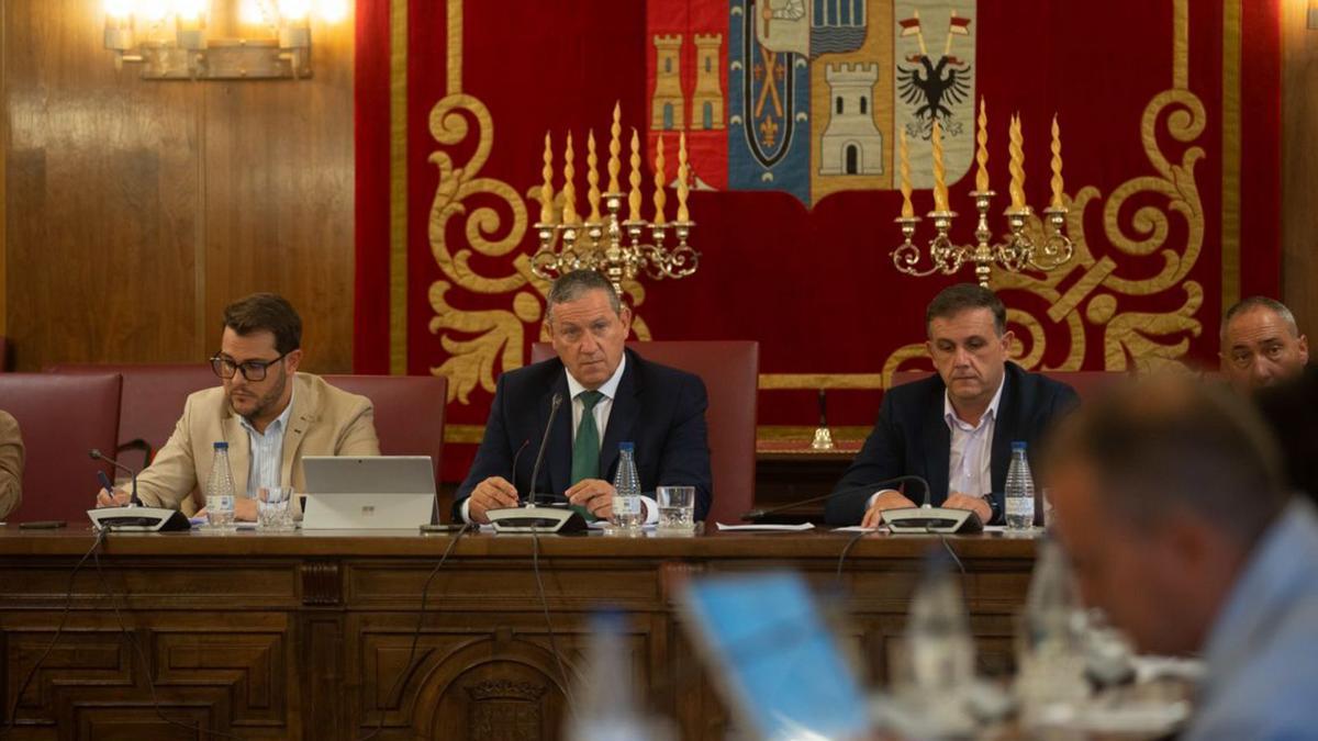 Víctor López de la Parte, Javier Faúndez y Ramiro Silva. |