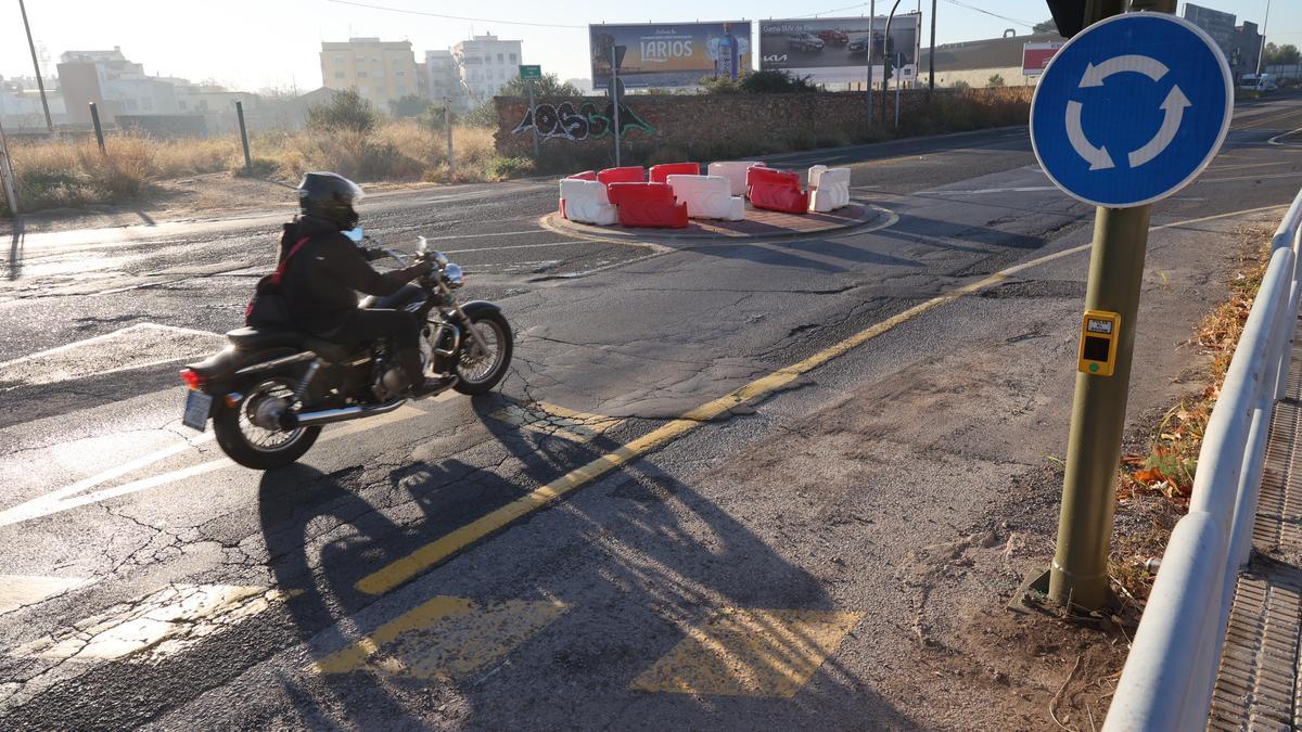 Estado actual de la avenida Castell Vell de Castelló.