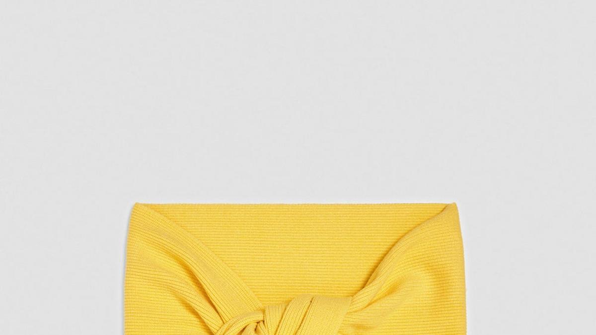 La bufamangas de Zara, en amarillo