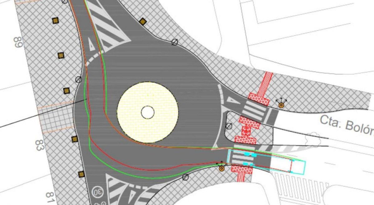 Salida de la cuesta del Bolón, por arriba, una vez terminada la actuación. | Proyecto