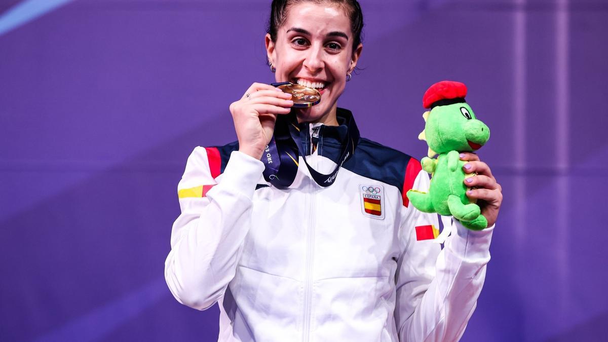 Carolina Marín, campeona de los Juegos Europeos 2023.