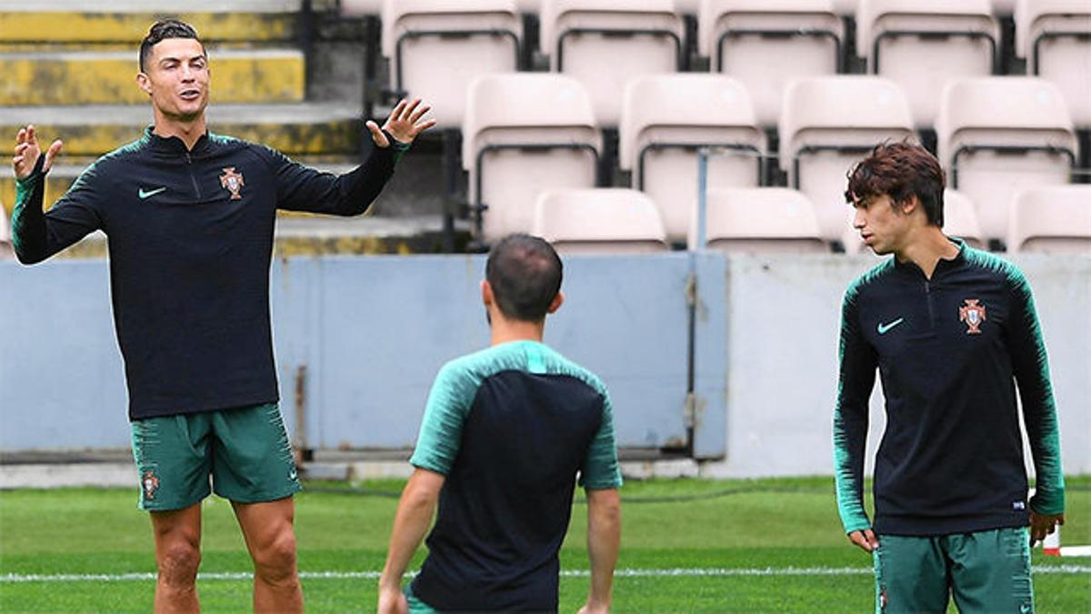 Cristiano se prepara con Portugal para enfrentarse a Suiza