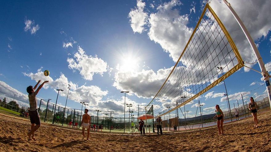 Competición de voley arena en una pasada edición.