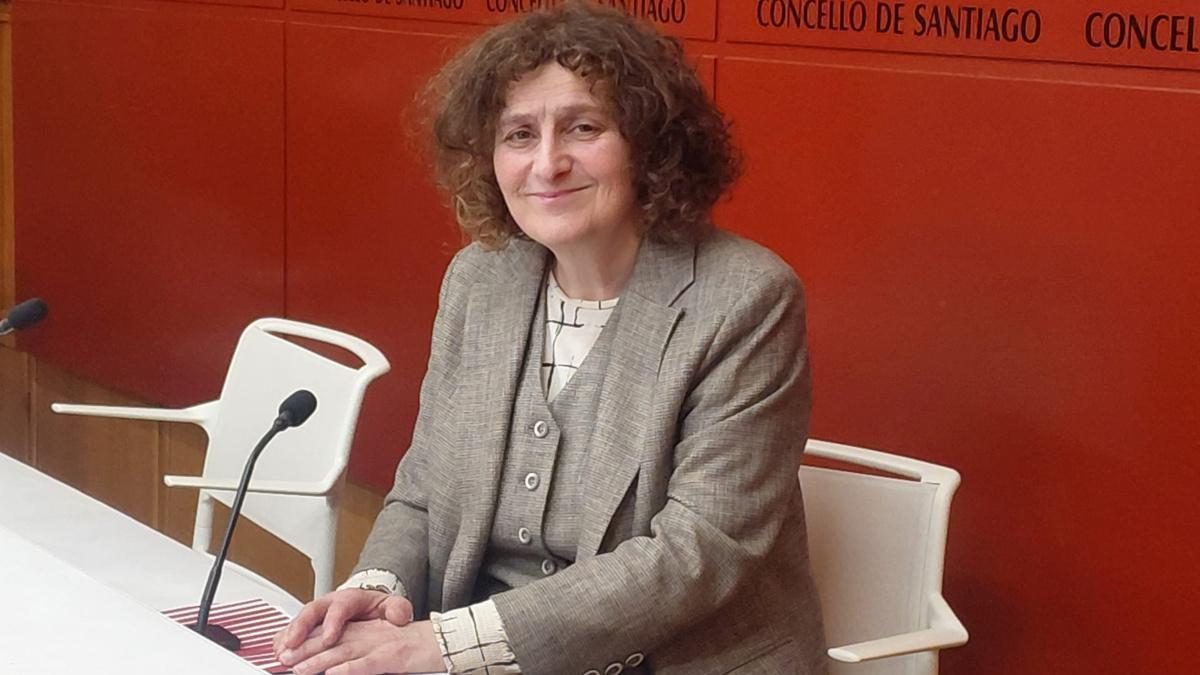 La alcaldesa de Santiago, Goretti Sanmartín