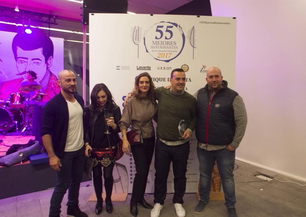 Gala de presentación de la guía de los 55 mejores restaurantes de la C. Valenciana