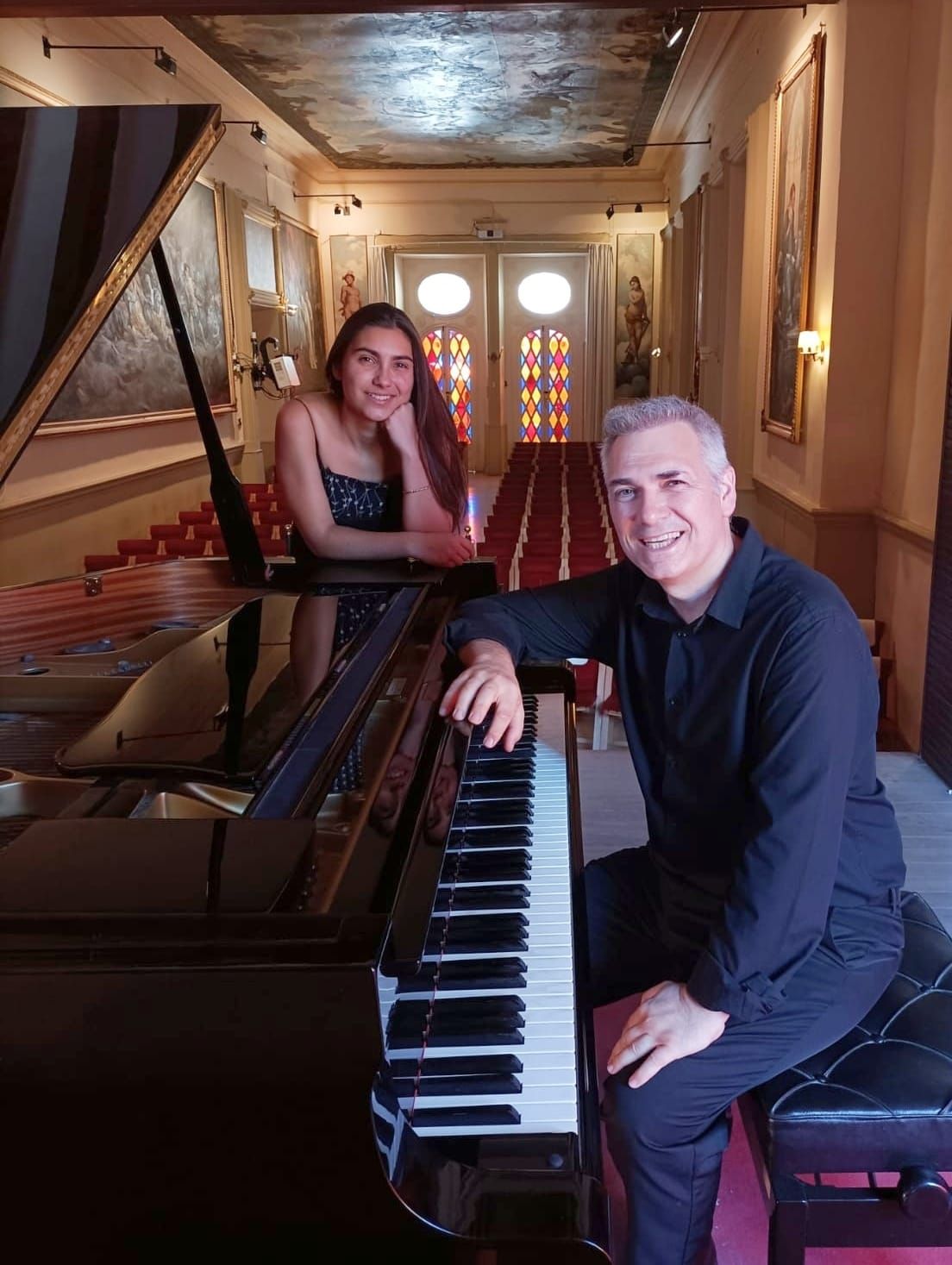 Carlos Bonnín y su hija Lorena