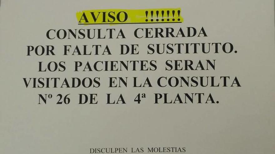 Los médicos de Primaria piden más sustitutos